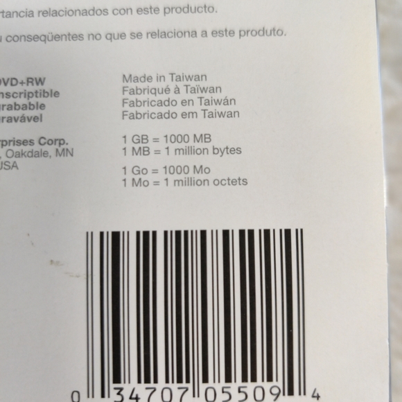 Memorex 10 Pack PAQ DVD+RW 4X 4.7 GB/GO 12 Min. New Disks - Picture 3 of 5